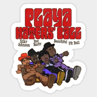 Playa Haters' Ball Pimp Walkin' Sticker